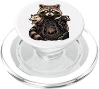 Raccoon Possum Badger Mystical Forest Art PopSockets PopGrip for MagSafe
