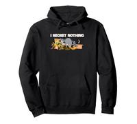 Raccoon Regret Nothing Trash Panda Garbage Humor Animal Fan Pullover Hoodie