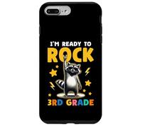 Raccoon Rock 3rd Grade Boys Girls Kids Funny 3rd Grade Case for iPhone 7 Plus/8 Plus