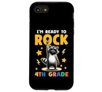Raccoon Rock 4th Grade Boys Girls Kids Funny 4th Grade Case for iPhone SE (2020) / 7 / 8