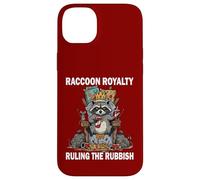 Raccoon Royalty Ruling The Rubbish Trash King Animal Case for iPhone 14 Plus