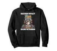 Raccoon Royalty Ruling The Rubbish Trash King Animal Pullover Hoodie