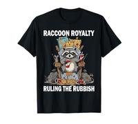 Raccoon Royalty Ruling The Rubbish Trash King Animal T-Shirt