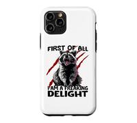 Raccoon sarcasm cheeky raccoon chaos panda Case for iPhone 11 Pro