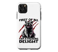 Raccoon sarcasm cheeky raccoon chaos panda Case for iPhone 11 Pro Max