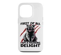 Raccoon sarcasm cheeky raccoon chaos panda Case for iPhone 13 Pro