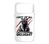 Raccoon sarcasm cheeky raccoon chaos panda Case for iPhone 17 Pro Max