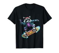 Raccoon Shirts Women Raccoon City Racoons Skateboard Raccoon T-Shirt