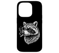 Raccoon Smoking Cigarette Case for iPhone 14 Pro