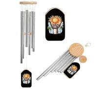 Raccoon Sunset Tree Aluminium Wind Chimes for Outside Memorial Gifts Windchimes Porch Yard Garden Decor