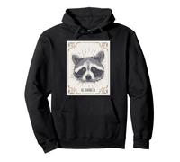 Raccoon Tarot Card El Diablo Occult Trash Panda Art Pullover Hoodie