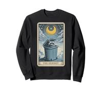Raccoon Tarot Card The Hermit Raccoon Sweatshirt