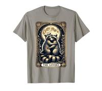 Raccoon Tarot Card The Lovers T-Shirt