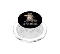Raccoon Teacher Test Day Dawn Funny Final Exam Coordinator PopSockets PopGrip for MagSafe