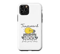 Raccoon Teamwork Idea Lightbulb Collaboration Case for iPhone 11 Pro
