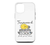 Raccoon Teamwork Idea Lightbulb Collaboration Case for iPhone 12/12 Pro
