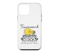 Raccoon Teamwork Idea Lightbulb Collaboration Case for iPhone 12 mini
