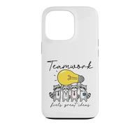 Raccoon Teamwork Idea Lightbulb Collaboration Case for iPhone 13 Pro