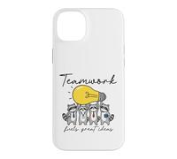 Raccoon Teamwork Idea Lightbulb Collaboration Case for iPhone 14 Plus