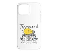 Raccoon Teamwork Idea Lightbulb Collaboration Case for iPhone 16 Pro Max
