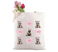 Raccoon Tote Bag Animal Lover Gift Raccoon Fans Gift Raccoon Merch Raccoon Lover Gift Soft Girl Era Raccoon Shopping Bag (Raccoon T 2t)