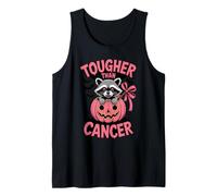Raccoon Tougher Than Cancer Breast Cancer Awareness Pink Tank Top