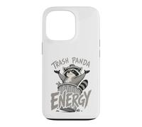 Raccoon Trash Panda Energy Funny Garbage Animal Humor Case for iPhone 13 Pro