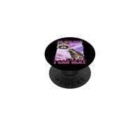 Raccoon Trash Panda Funny Meme Internet Culture Gen Z PopSockets Adhesive PopGrip