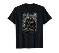 Raccoon Warrior with Axe Value Graphic T-Shirt