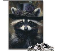 Raccoon Wearing A Hat 2000 Piece Jigsaw Puzzle for Adults Teens, Educational Games Home Decoration Deal As Gifts for The Whole Family (70x100cm)