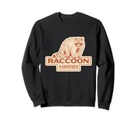 Raccoon Whisperer Funny Trash Panda Animal Lovers Retro Sweatshirt