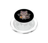 Raccoon with Bat Wings Candy Corn PopSockets PopGrip for MagSafe
