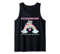 Raccoonicorn Raccoon Unicorn Trash Panda Magic Cute Animal Tank Top
