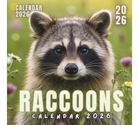 Raccoons 2026 Calendar: Cute & Mischievous Trash Pandas for Every Month
