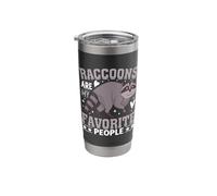 Raccoons are My Favorite People Stainless Steel Insulated Tumbler