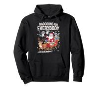 Raccoons For Everybody Men Women Kids Funny Ugly Christmas Pullover Hoodie