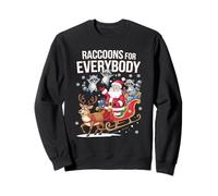 Raccoons For Everybody Men Women Kids Funny Ugly Christmas Sweatshirt