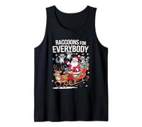 Raccoons for Everybody Men Women Kids Funny Ugly Christmas Tank Top
