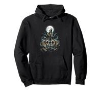 Raccoons Howling At The Moon Raccoon Lover Pullover Hoodie