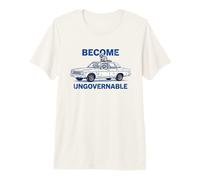 Raccoons in A Car - Become Ungovernable Premium T-Shirt