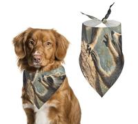 Raccoons In The Forests Pet Bandana Dogs Triangle Scarf Cats Handkerchief Puppy Costume