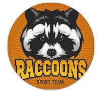 Raccoons Logo 1000 Pieces Dope Jigsaw Puzzles Stress Reliever Family Game for Easy Gift for Adults 1000pcs (67.5x67.5cm)