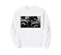 Raccoons Street Gang Fish eye Open The Door Sweatshirt