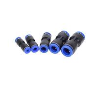 Raccords pneumatiques, 10 pcs PU Pug Series Pneumatic Air Fitting Push-in Quick Coupling 4-16mm(PUG-4-8mm)
