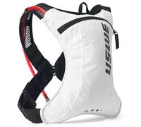 USWE Race 2.0, Ultra Lightweight Hydration Backpack with 2.0L / 70oz Water Bladder, Leak Proof Pack for Gravel, MTB, Running, Hiking, Cycling, Camping, Biking for Men,Women (White, 2L)