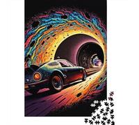 Race Around The Black Hole 1000-Piece Jigsaw Puzzle for Adults, 70x50cm/1000pcs; A Thoughtful Gift for A New Home; Smooth White Cardboard Pieces