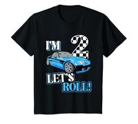Race Car 2nd Birthday Boy 2 Toddler Bday Racing Car Driver T-Shirt