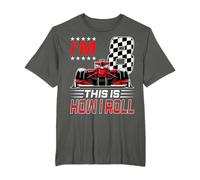 Race Car 8th Birthday Boy Racing Flag 8 Years Old Pit Crew T-Shirt