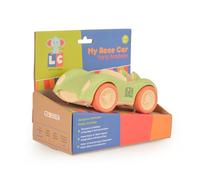 Race Car for Kids | Safe, BPA-Free, Fun Plastic Toy Cars for Little Kid | Toddler Toys | Develops Motor Skills, Hand-Eye Coordination | Indoor & Outdoor Play | Boy, Girl, Baby Gift (Pastel Green)