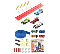 Race Car Set - 390x8cm Transporter Game Playset, Action-packed Racing Track | Thrilling Vehicle Circuit, Creative Developmental Motor Activity Toy, Engaging Boys Birthday Christmas Enjoyment
